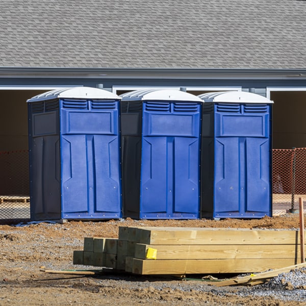 is there a specific order in which to place multiple porta potties in Gerster MO